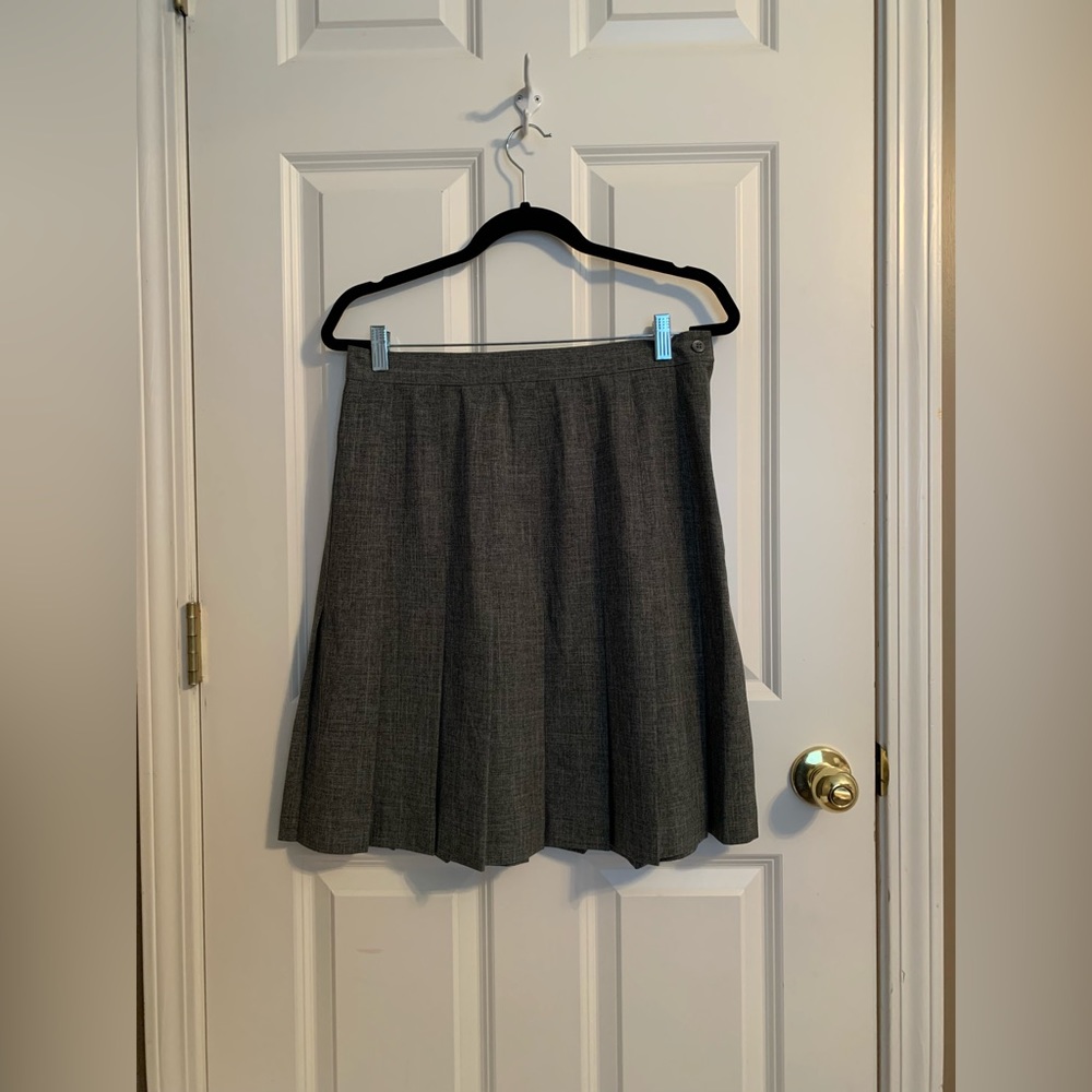 High-Waisted Pleated All Around Skirt